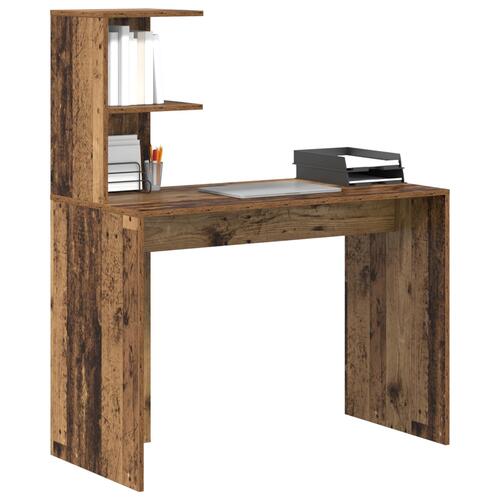 Gammelt Træ Skrivebord Gammelt træ Træ Mellem Minimalistisk