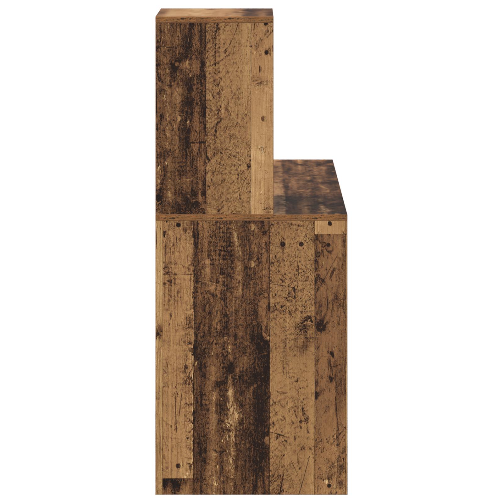 Gammelt Træ Skrivebord Gammelt træ Træ Mellem Minimalistisk