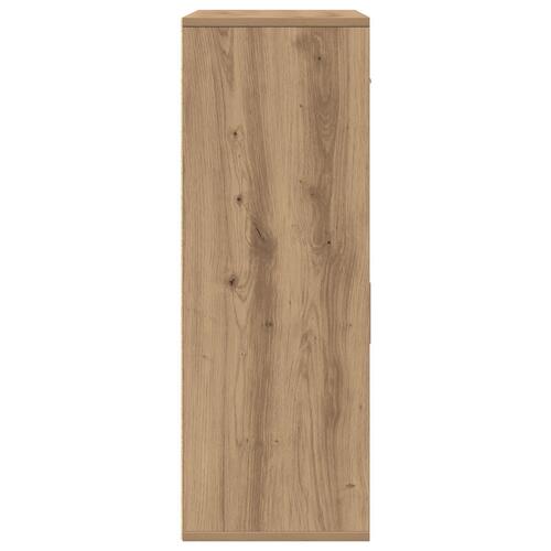 Sideboard med skuffe med hylde artisan eg 79 x 38 x 80 cm Konstrueret træ