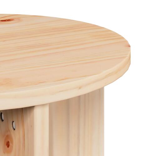 Sofabord 2 stk Naturlig 41,5 x 41,5 x 44 cm Massiv fyrretræ
