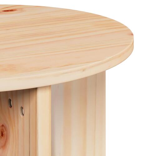 Sofabord 2 stk Naturlig 41.5 x 41.5 x 41 cm Massiv fyrretræ
