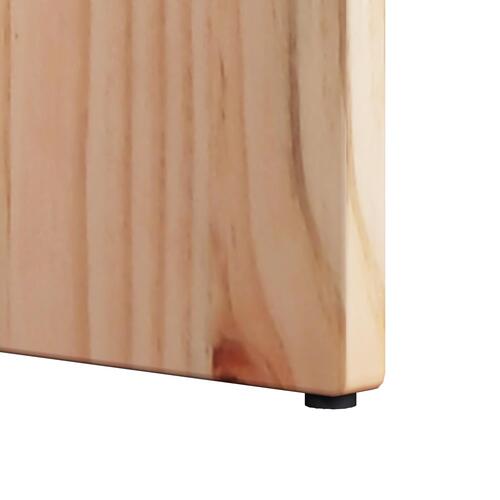 Sofabord 2 stk Naturlig 41.5 x 41.5 x 41 cm Massiv fyrretræ