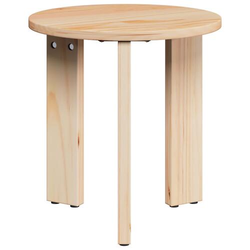 Sofabord 3 stk Naturlig 47.5 x 47.5 x 27 cm Massiv fyrretræ
