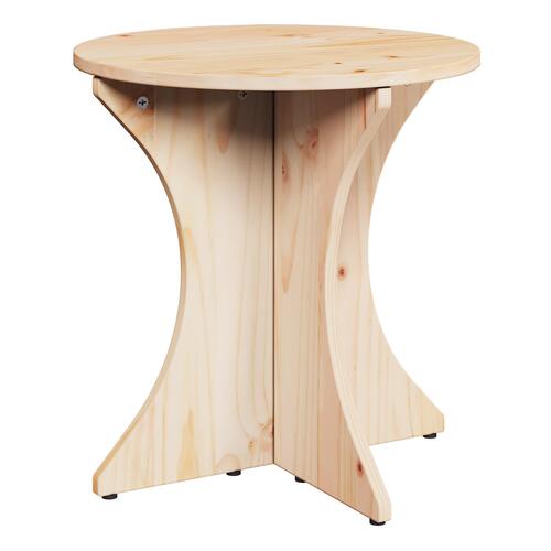 Sofabord 3 stk Naturlig 46 x 46 x 47 cm Massiv fyrretræ