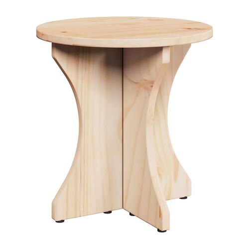 Sofabord 3 stk Naturlig 46 x 46 x 47 cm Massiv fyrretræ