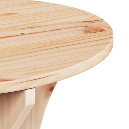 Sofabord 3 stk Naturlig 46 x 46 x 47 cm Massiv fyrretræ