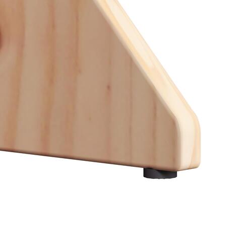 Sofabord 3 stk Naturlig 46 x 46 x 47 cm Massiv fyrretræ