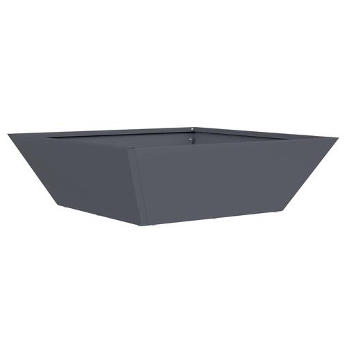 Plastik Plantekrukke Sæt Antracit Plastik 50 x 50 x 15 cm