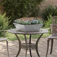 Metal plantekasse Galvaniseret stål 50 x 50 x 15 cm