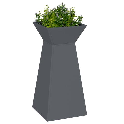 Planteholder Antracitgrå Plastik 35 x 35 x 73 cm Plantere
