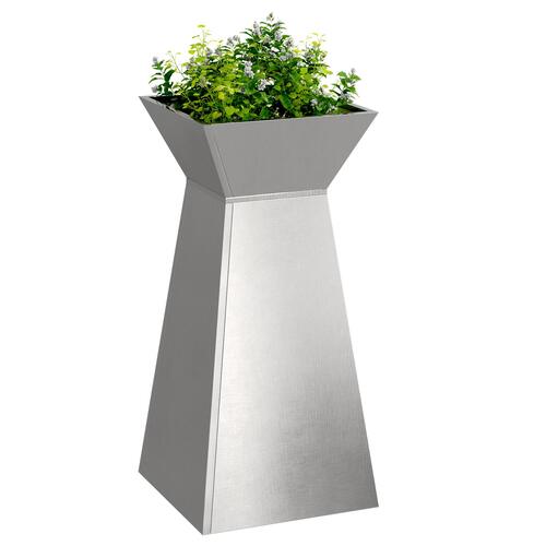 Planteholder Rustfrit stål 35 x 35 x 73 cm Dekorative indlæg
