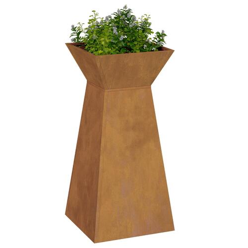 Planteholder Vejrbestandigt stål 35 x 35 x 73 cm Metalplanteholder