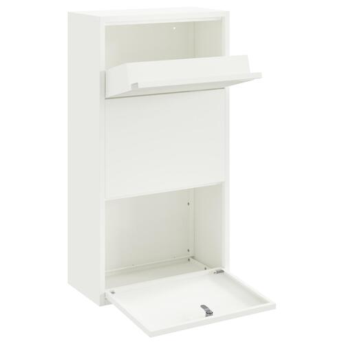 Pakke Drop Box Hvid 44x22x82 cm Stål