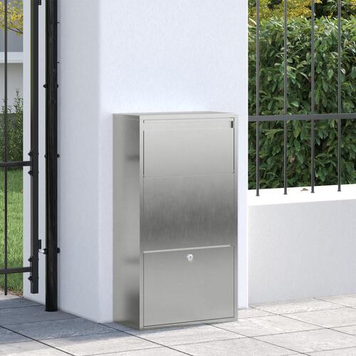 Parcel Drop Box 44x22x82 cm Rustfrit stål