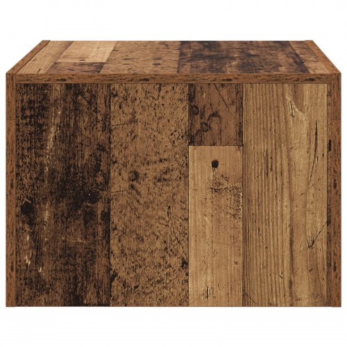 Sofabord i gammelt træ 50 x 50 x 35 cm