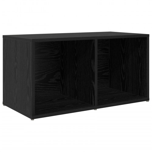 Væghængt TV-skab 72 x 35 x 37 cm - sort