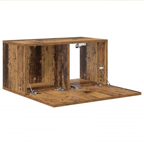 Vægmonteret TV-skab 60 x 30 x 30 cm - brun