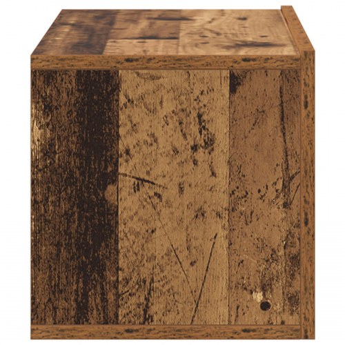 Vægmonteret TV-skab 60 x 30 x 30 cm - brun