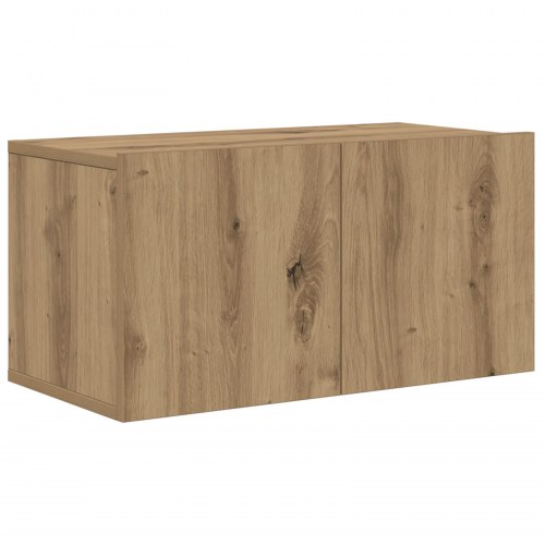Væghængt TV-skab 60 x 30 x 30 cm - brun