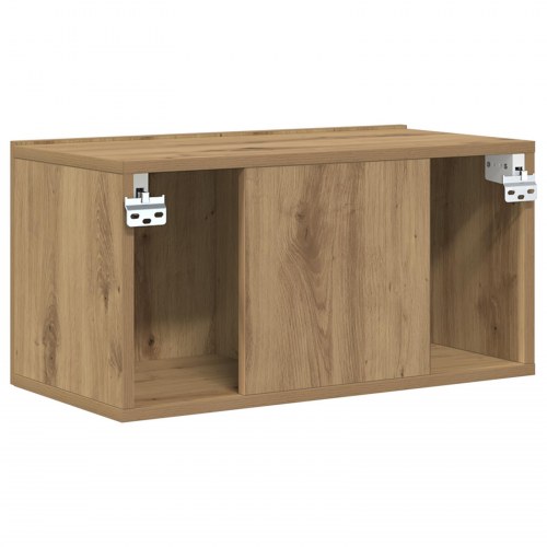 Væghængt TV-skab 60 x 30 x 30 cm - brun