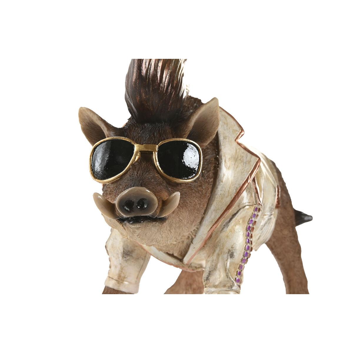 Dekorativ figur i harpiks - , Multifarvet