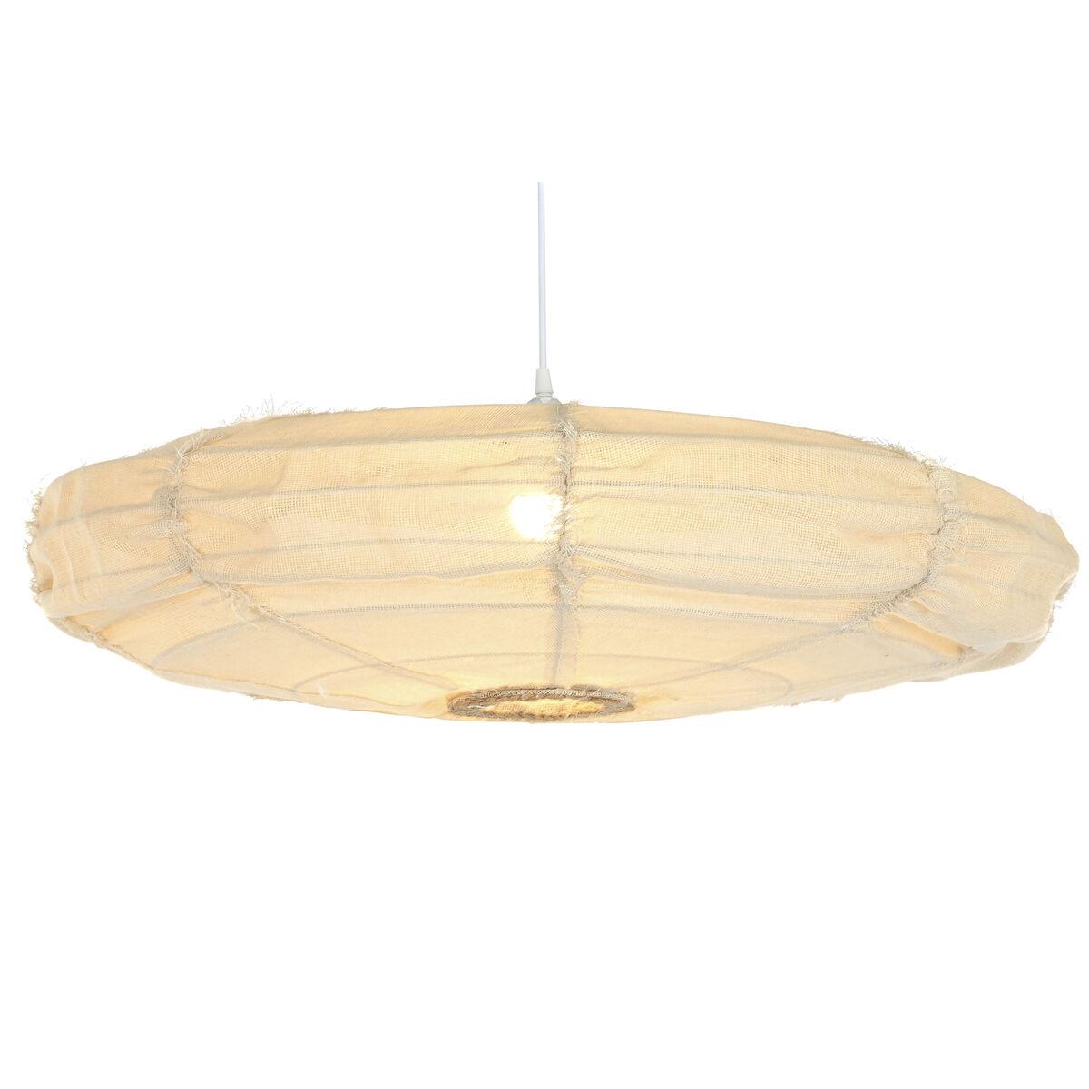 Loftslampe i metal og tov, 50 W - 80 × 80 × 20 cm