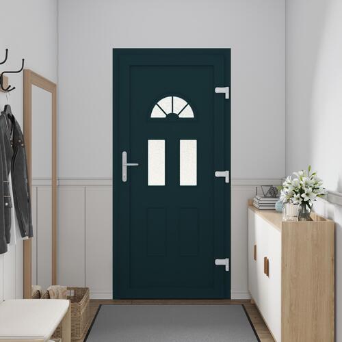 Hoveddør Antracitgrå 110 x 210 cm PVC
