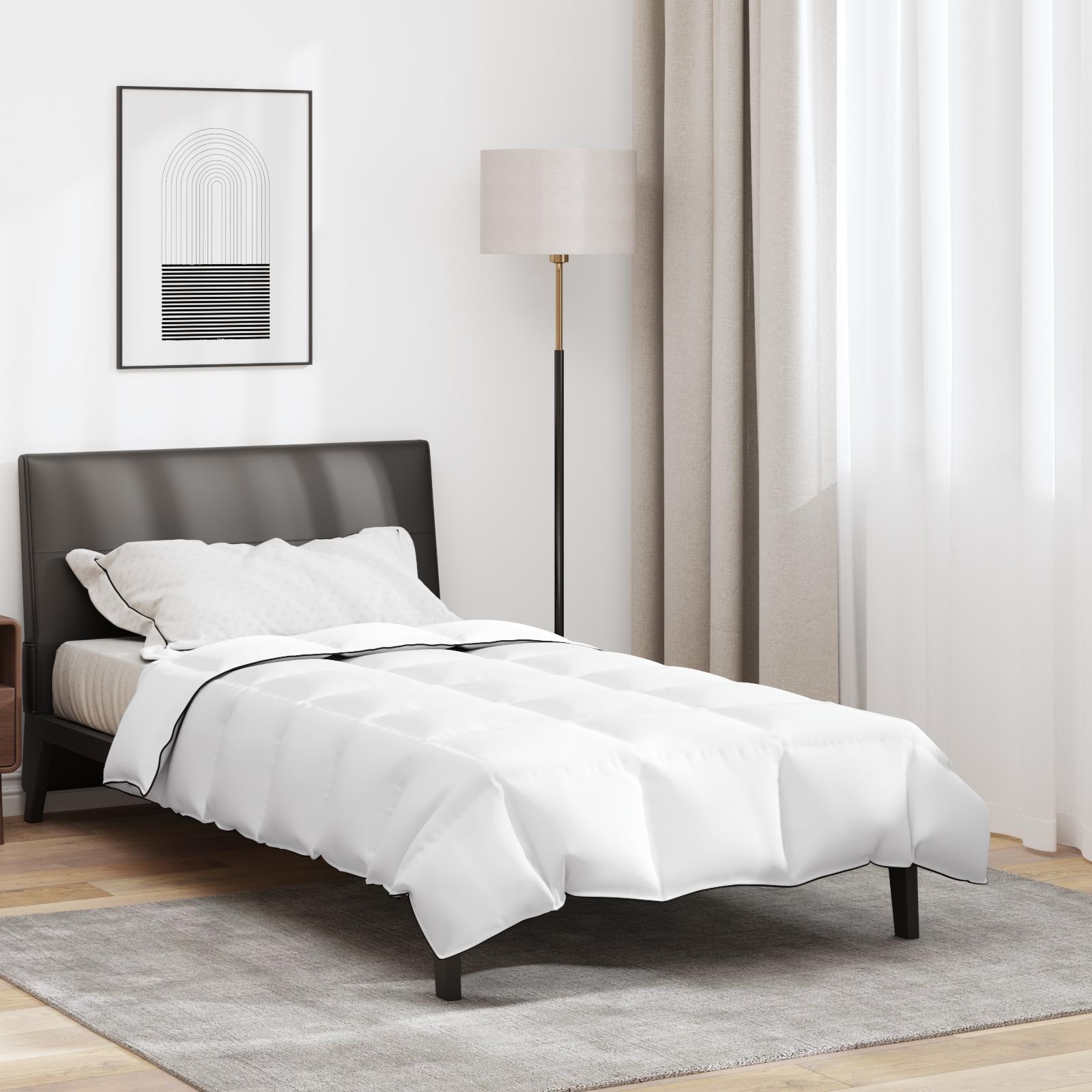 Vinter dyne Hvid 140 x 220 cm 105gsm fersken polyester