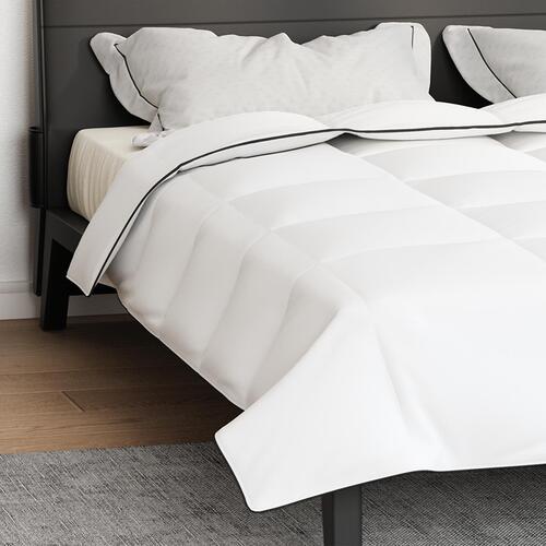 Vinter dyne Hvid 260 x 220 cm 105gsm fersken polyester