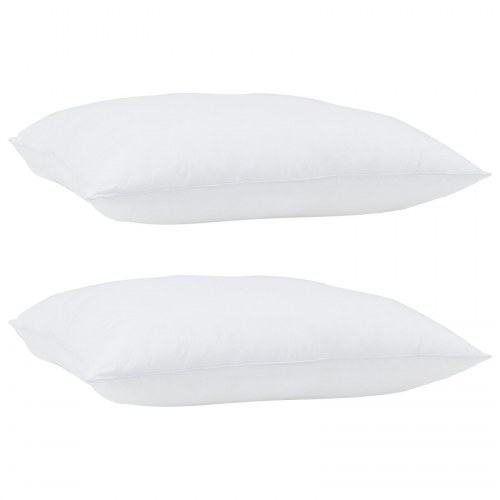 Puder 2 stk Hvid 60 x 70 cm