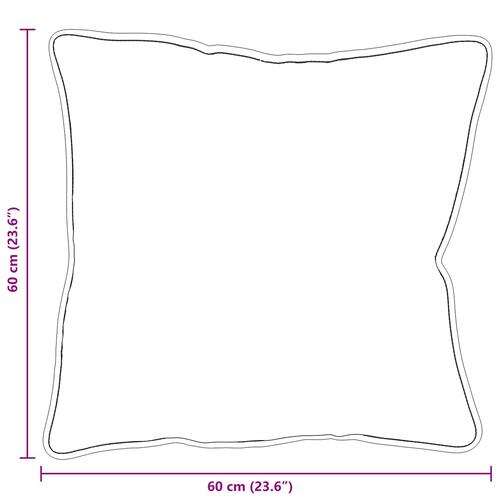 Puder 2 stk Hvid 60 x 60 cm 85gsm 100% polyester