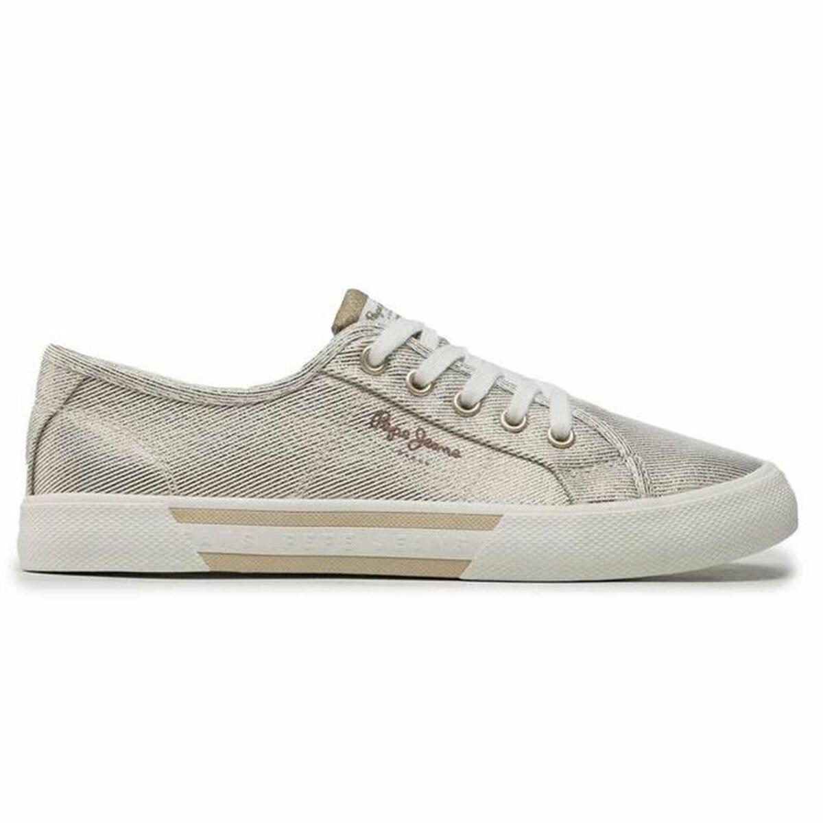 Pepe Jeans Brady Party sportssneakers dame - okker, str. 40