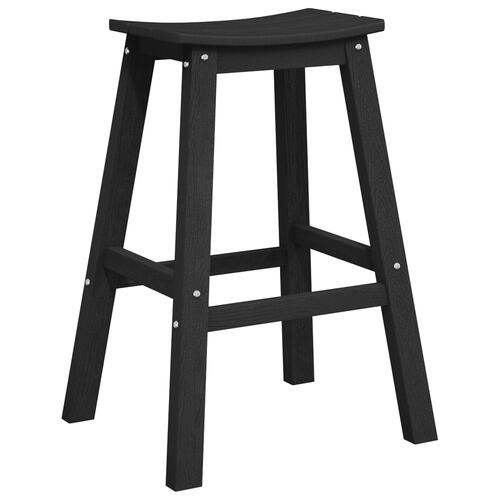 Bar Stole 6 stk Sort HDPE&& Bar Stole 2 stk Sort HDPE