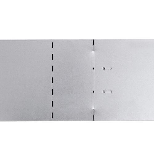 Fleksibel bedkant 10 stk. 100x14 cm galvaniseret stål