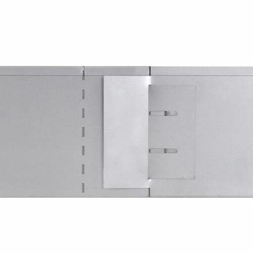 Fleksibel bedkant 10 stk. 100x14 cm galvaniseret stål
