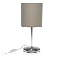 Bordlampe Lysegrå Metal Keramik (13 x 13 x 29,5 cm)