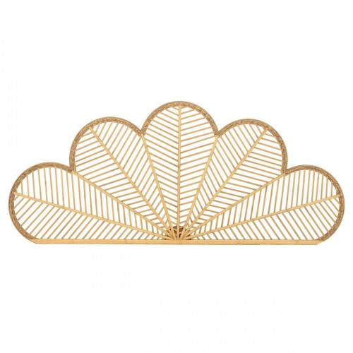 Sengegavl i bambus, brun - 190 × 2,5 × 81 cm