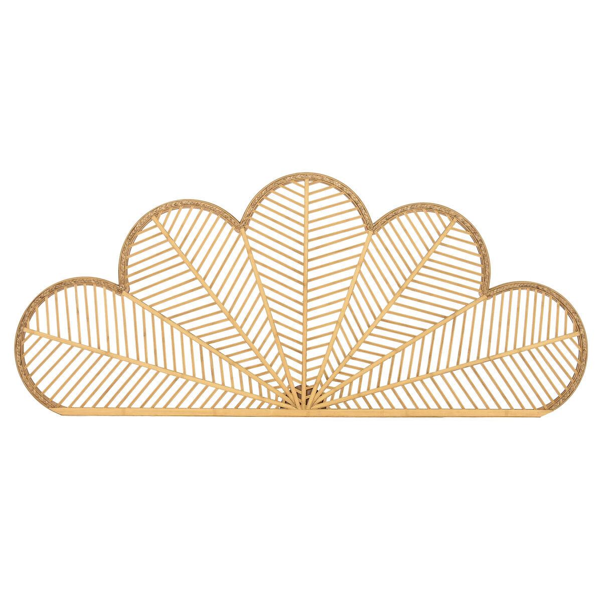 Sengegavl i bambus, brun - 190 × 2,5 × 81 cm