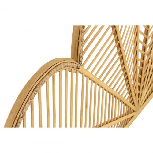 Sengegavl i bambus, brun - 190 × 2,5 × 81 cm