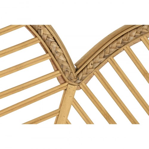 Sengegavl i bambus, brun - 190 × 2,5 × 81 cm