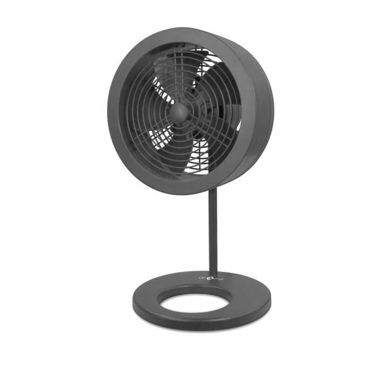 AIR AND ME Noas fritstående ventilator, sort, 32 W, Ø 20 cm