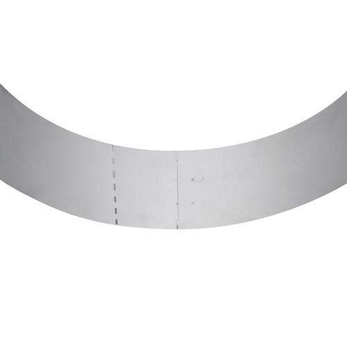 Fleksibel bedkant 15 stk. 100x14 cm galvaniseret stål