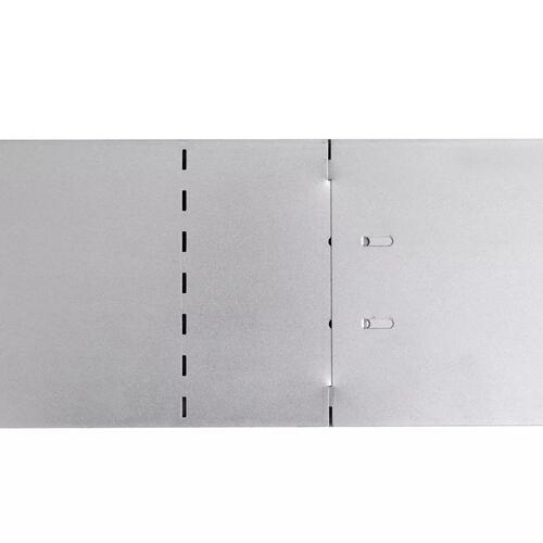 Fleksibel bedkant 20 stk. 100x14 cm galvaniseret stål