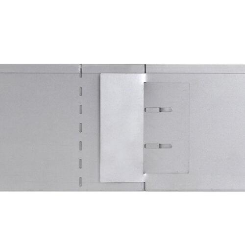 Fleksibel bedkant 20 stk. 100x14 cm galvaniseret stål