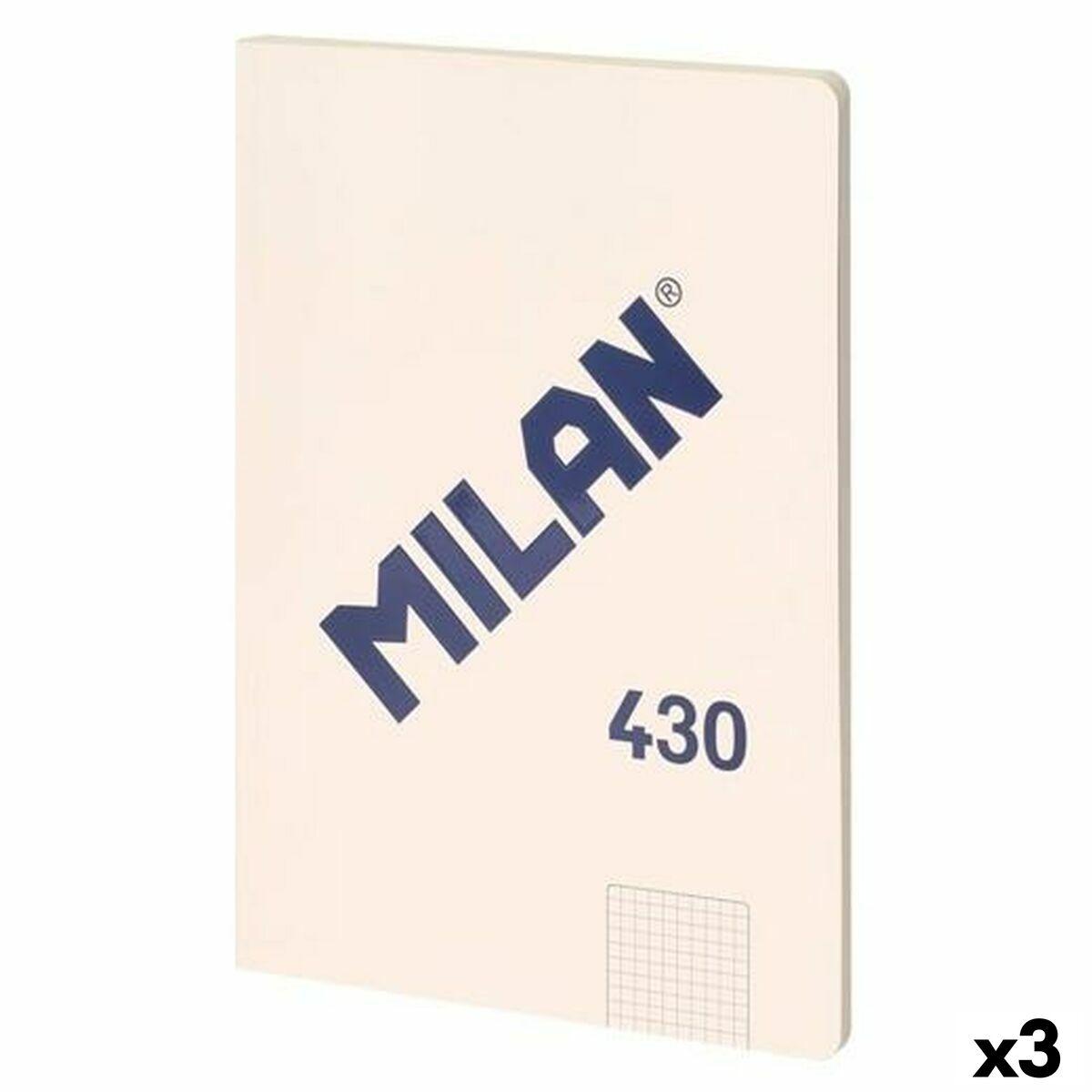 Notesbog A4 Milan SERIE 1918 Beige - 48 ark (3-pak)