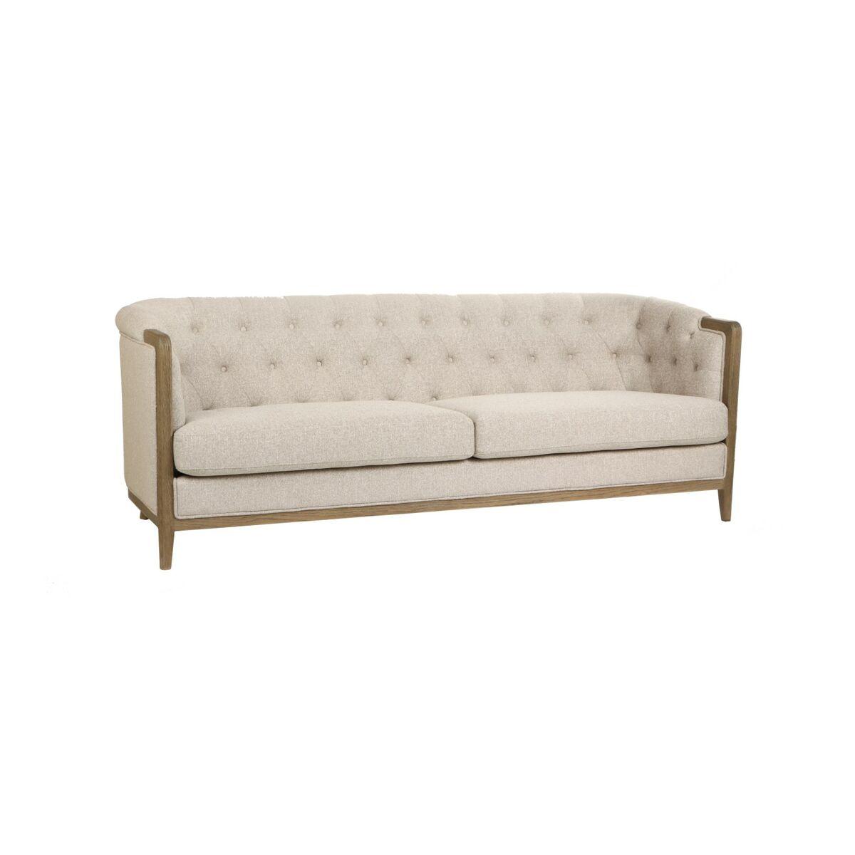 Sofa - Beige Urban, 3-personers, 207 × 84 × 76 cm
