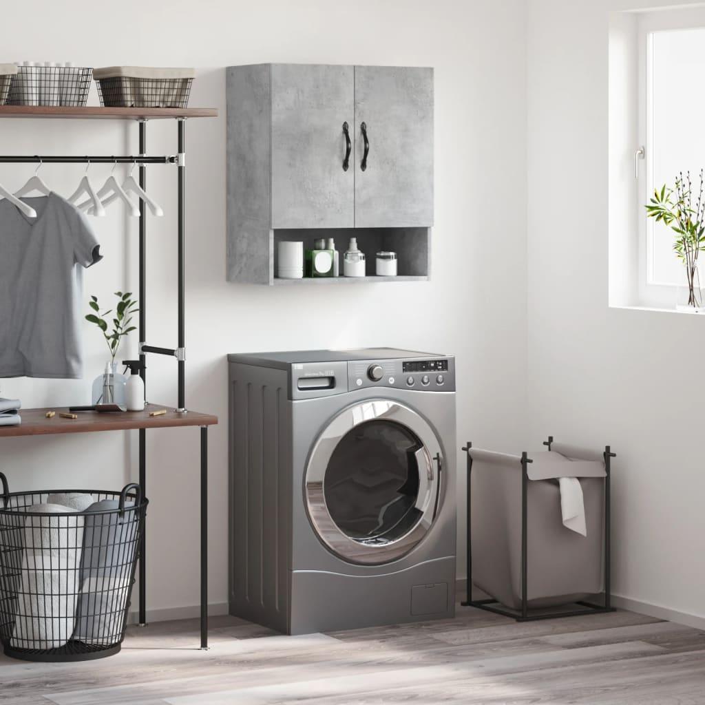 Vægskab 60x31x70 Cm Konstrueret Træ - Betongrå