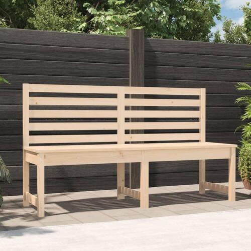 Havebænk 157,5 cm massivt fyrretræ (OUTLET A)