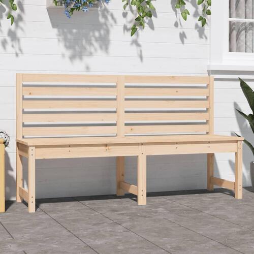 Havebænk 157,5 cm massivt fyrretræ (OUTLET A)