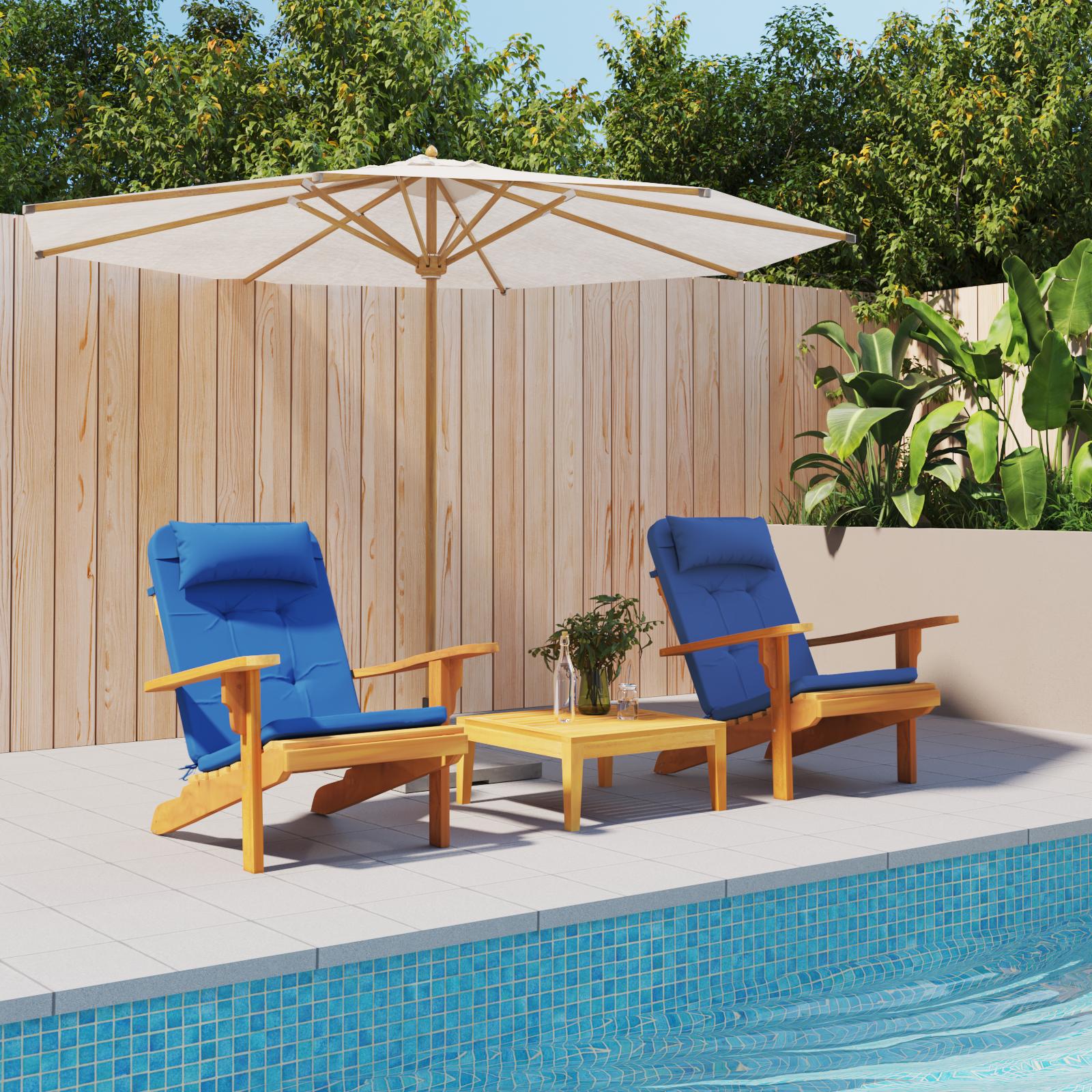 Blå Pudepakke Blå Bomuld, Træ Standard Pudepakke Andet Rustik